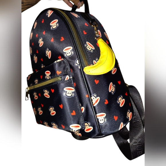 Paul Frank Black Backpack with Monkey⚡️